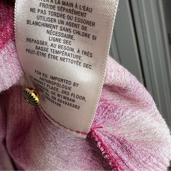 ANTHROPOLOGIE MAEVE Cavalon Pink Plaid Top size large - Picture 8 of 13